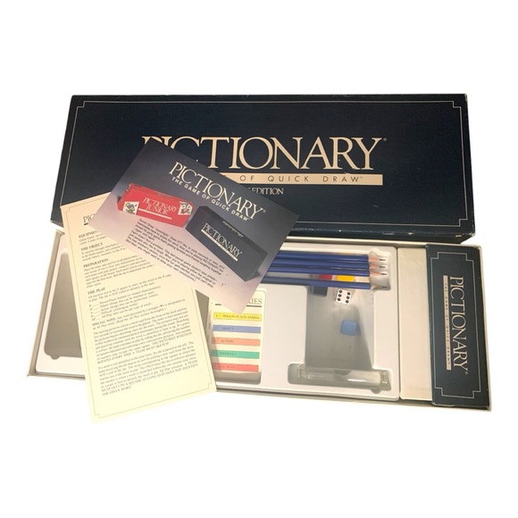 VTG 1985 Pictionary First Edition Rare Original  Complete Game Set - Picture 7 of 7